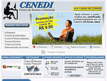 Tablet Screenshot of cenedi.brs.com.br